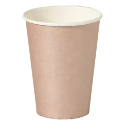 Xenos Papieren bekers - roségoudkleurig - set van 8- Wegwerpservies