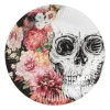 Xenos Papieren borden Day of the Dead - set van 10 - ø22x3 cm- Wegwerpservies