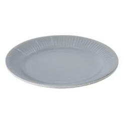 Xenos Papieren bordjes - zilverkleurig - set van 8- Wegwerpservies