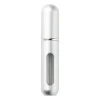 Xenos Parfum dispenser - zilverkleurig - 5 ml- Reisflesjes|Kerstcadeaus