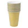 Xenos Partycup goud - 530 ml - 12 stuks- Wegwerpservies
