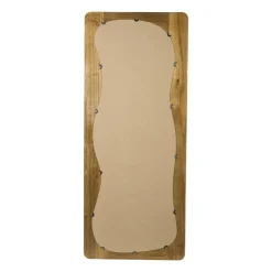 Xenos Passpiegel wave acaciahout - bruin - 168x70 cm- Passpiegels