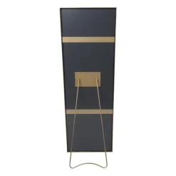 Xenos Passpiegel XL - goudkleurig - 50x150 cm- Passpiegels