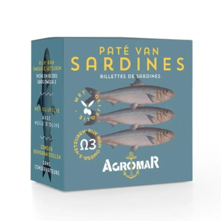 Xenos Paté van sardines - 100 gram- Borrelhapjes