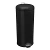 Xenos Pedaalemmer XL - 30 liter - zwart- Pedaalemmers|Prullenbakken