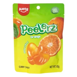 Xenos Peelerz sinaasappel - 65 gram- Snoep