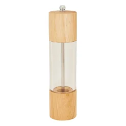 Xenos Peper- en zoutmolen - bamboe - 21 cm- Keukengerei|Kerstcadeaus
