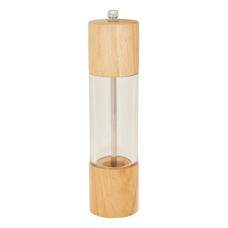 Xenos Peper- en zoutmolen - bamboe - 21 cm- Keukengerei|Kerstcadeaus