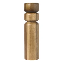 Xenos Peper- of zoutmolen - bruin - ø6x22 cm- Keukengerei