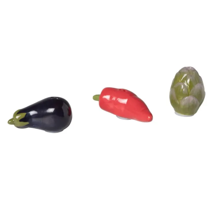 Xenos Peper- of zoutvaatje artisjok - groen - 4x4x4 cm- Keukengerei