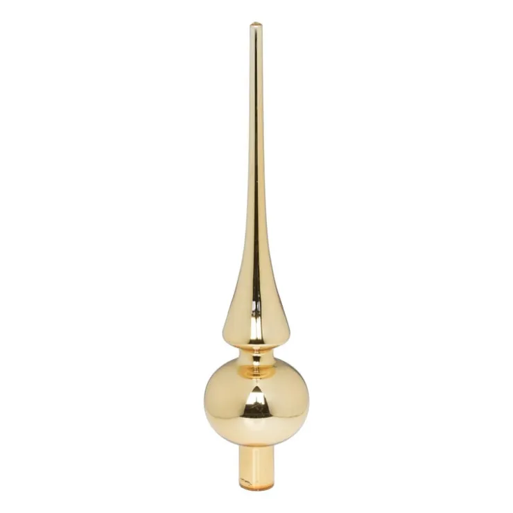 Xenos Piek - goud - 7x7x26 cm- Kerstpieken