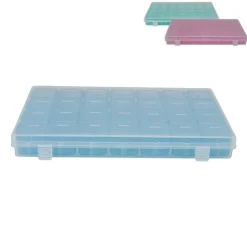 Xenos Pillendoosje - diverse kleuren- Badkamer Accessoires