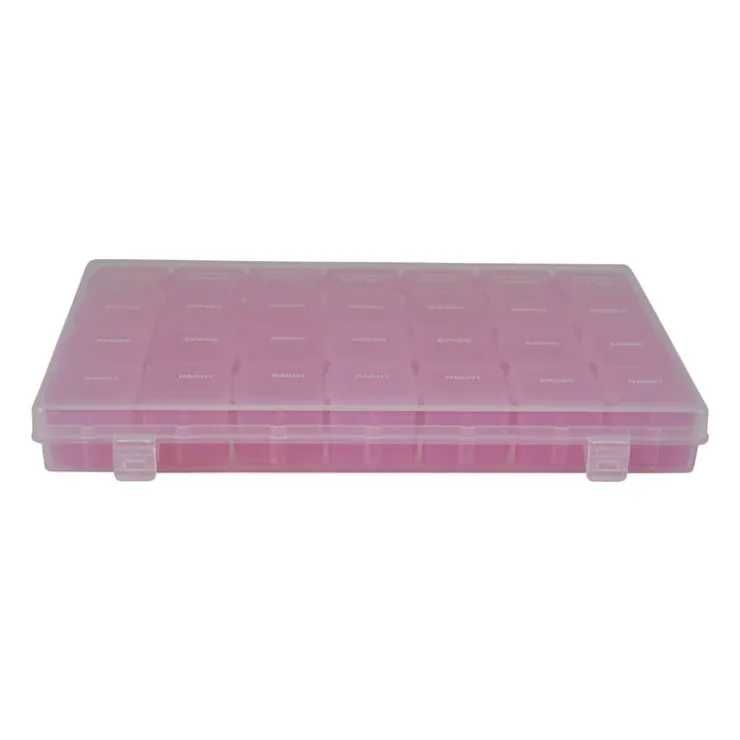 Xenos Pillendoosje - diverse kleuren- Badkamer Accessoires
