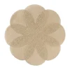 Xenos Placemat 3D bloem - bruin - ø38 cm- Kerst|Placemats