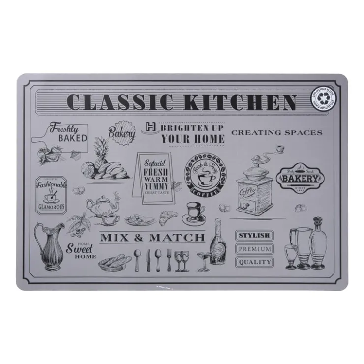 Xenos Placemat keuken - 43.5x28.5 cm - diverse varianten- Placemats