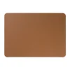 Xenos Placemat PU leer - bruin - 33x46 cm- Placemats