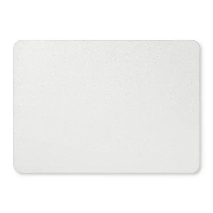 Xenos Placemat PU leer - crème - 33x46 cm- Placemats