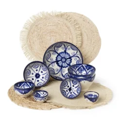 Xenos Placemat rond met franjes - ⌀38 cm- Placemats