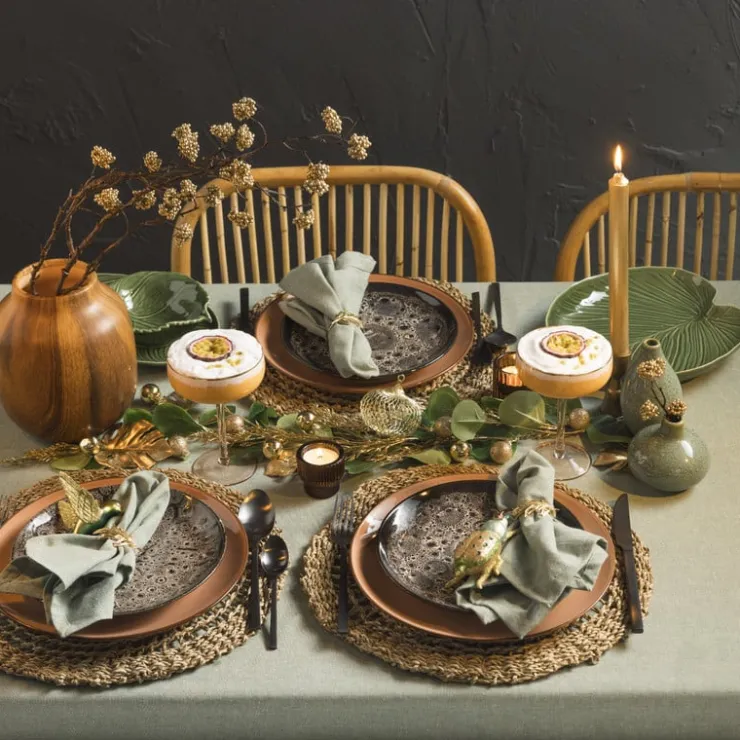 Xenos Placemat zeegras - Ø35 cm- Placemats