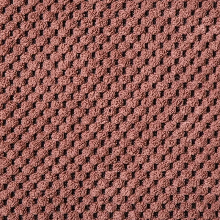 Xenos Plaid blokjes - roze - 130x160 cm- Plaids