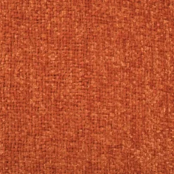 Xenos Plaid chenille met kwastjes Marianne - oranje - 170x130 cm- Plaids