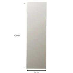 Xenos Plakspiegel - rechthoekig - 105x27cm- Passpiegels
