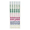 Xenos Plaksteentjes - multikleur - set van 80- Stickers