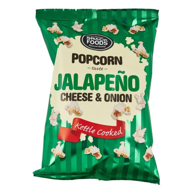 Xenos Popcorn - jalapeno, kaas en ui - 65 g- Amerikaanse Keuken|Snoep