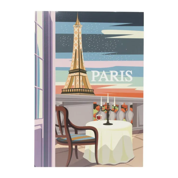 Xenos Poster Parijs - multikleur - 21x30 cm- Posters
