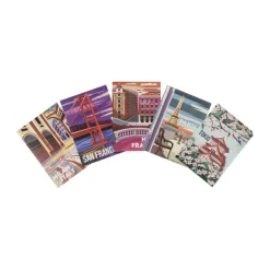 Xenos Poster Parijs - multikleur - 21x30 cm- Posters