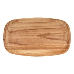 Xenos Presenteerplank Acacia - 30x17.5 cm- Borrelplanken|Kaarsenplateaus