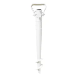 Xenos Prik parasolhouder - wit - 43.5x10 cm- Parasols