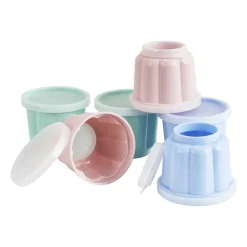Xenos Puddingvormen - pastel - set van 6- Bakgerei|Bakvormen