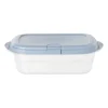 Xenos Push up bewaardoos - 2 liter - blauw- Bewaardozen|Magnetrondozen