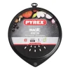 Xenos Pyrex pizzaplaat magic - zwart - Ø30 cm- Bakvormen|Ovenschalen