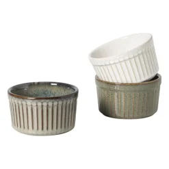 Xenos Ramekin Toscane - wit - ø9x5 cm- Bakvormen|Ovenschalen