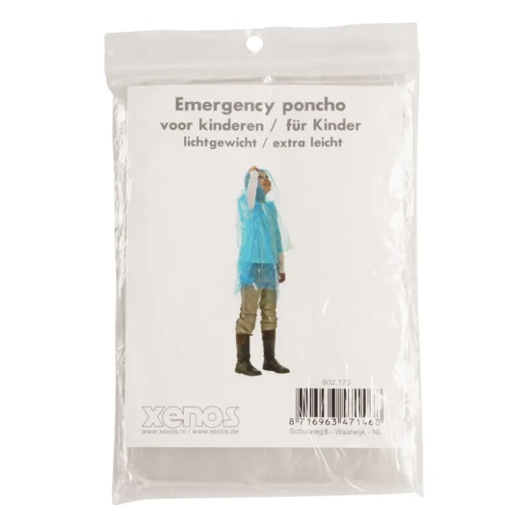 Xenos Regenponcho kids - diverse kleuren- Festivals
