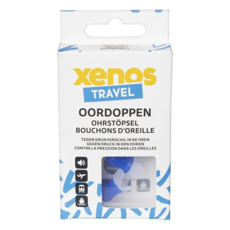 Xenos Reis oordopjes - wit/blauw- Festivals