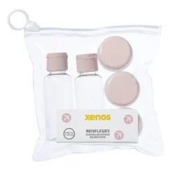 Xenos Reisflesjes set van 4 - diverse varianten- Reisflesjes