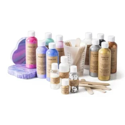 Xenos Roerstaafjes paint pouring - set van 20- Verf
