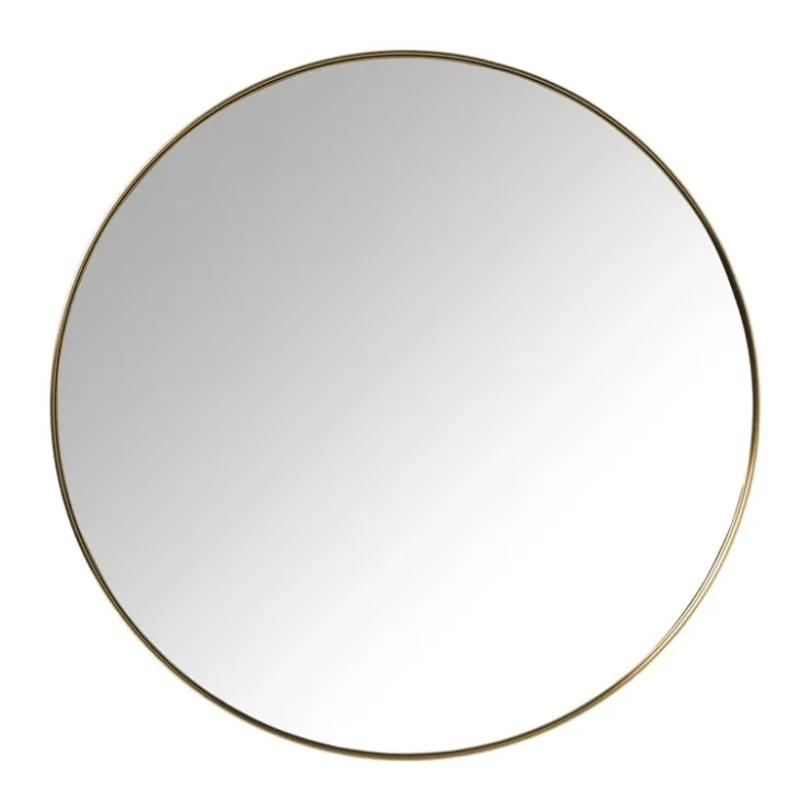 Xenos Ronde spiegel - ø70 cm - goud metalen lijst- Wandspiegels