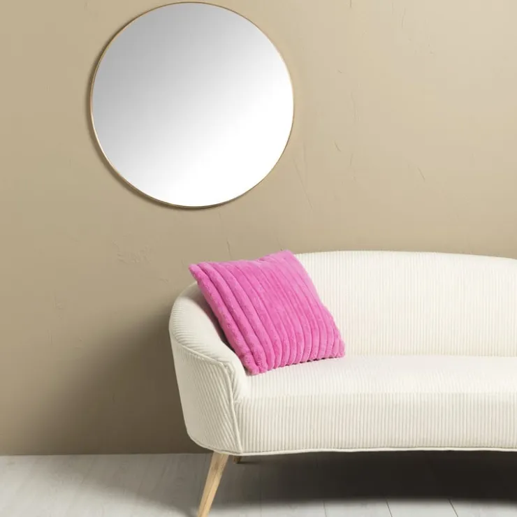 Xenos Ronde spiegel - ø70 cm - goud metalen lijst- Wandspiegels