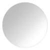 Xenos Ronde spiegel met beige lijst - ø70 cm- Wandspiegels