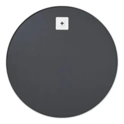 Xenos Ronde spiegel met beige lijst - ø70 cm- Wandspiegels