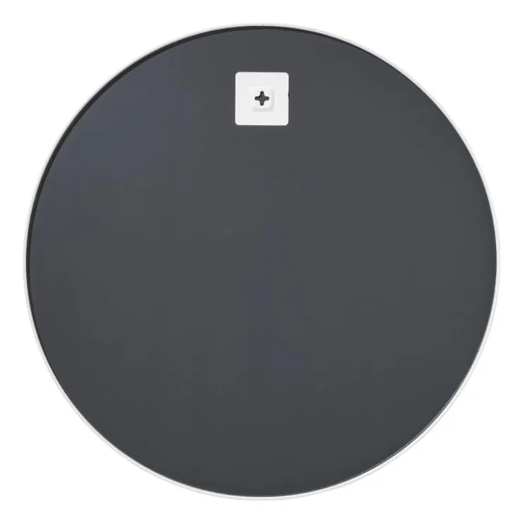 Xenos Ronde spiegel met beige lijst - ø70 cm- Wandspiegels