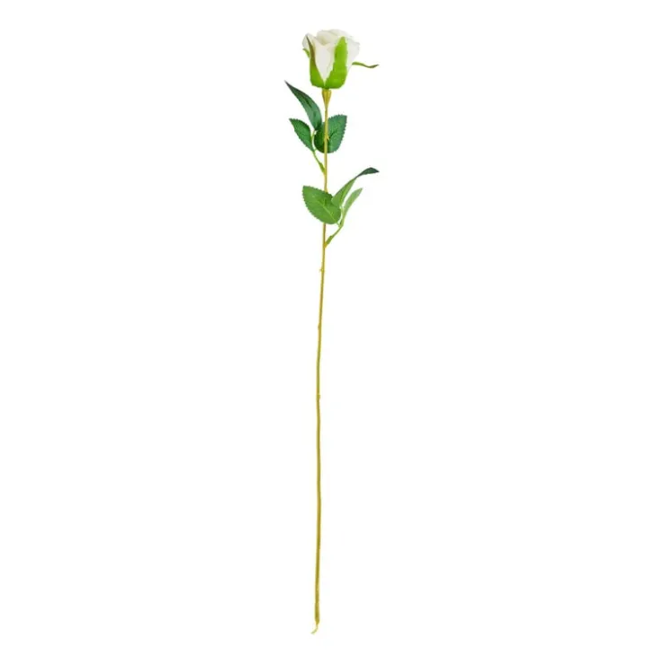 Xenos Roos wit - 56 cm- Kunstbloemen