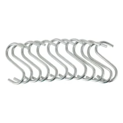 Xenos S haken - rvs - set van 12- Wandrekken