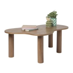 Xenos Salontafel Ruby - bruin - 40x107x64 cm- Salontafels