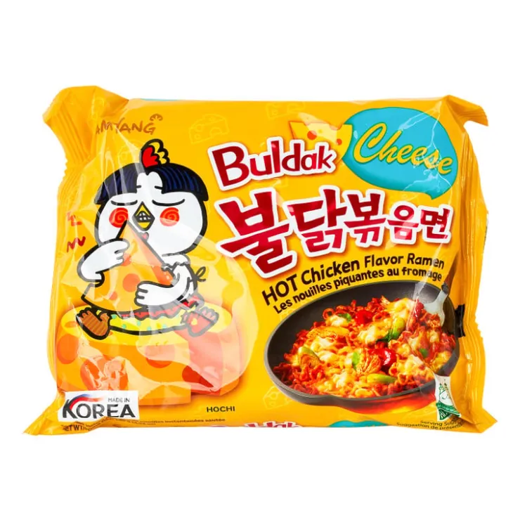 Xenos Samyang buldak noodles - hot chicken cheese -140 gram- Koreaanse Keuken|Pasta, Rijst En Wraps