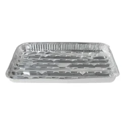 Xenos Schaal aluminium - set van 4 - 3x32x23.5 cm- Barbecue